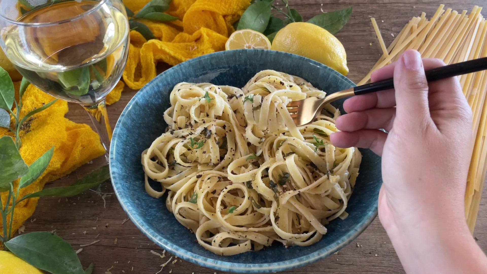 Capri Lemons Linguini
